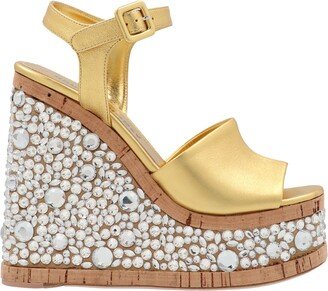 Haus of Honey 'croco Crystal' Wedges