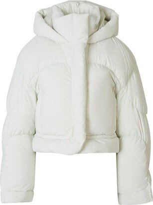 High-Neck Hooded Puffer Jacket-AB