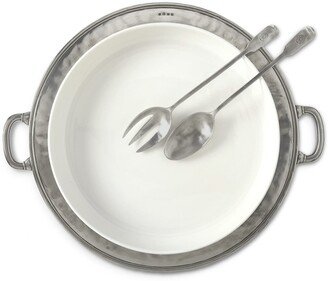 Convivio Round Casserole Platter with Handles