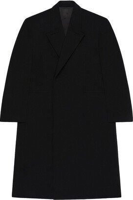 Overlapped Coat In Wool And Cashmere