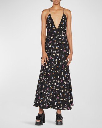 Ditsy Floral Maxi Dress