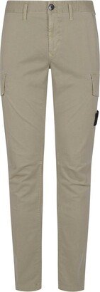 Mid-Rise Tapered Cargo Trousers