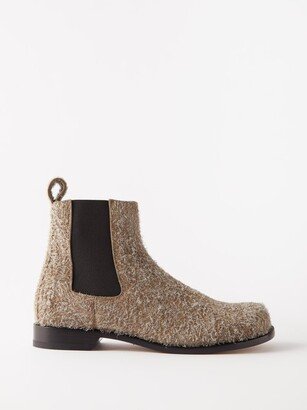 Terra Fuzzy Chelsea Boots