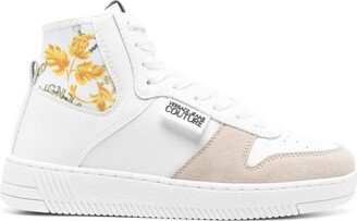 Baroque-Panel High-Top Sneakers