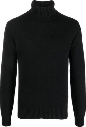 Roll-Neck Merino Wool Jumper-AN