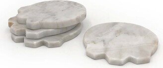 And Jacob Tauro Coasters Set - White