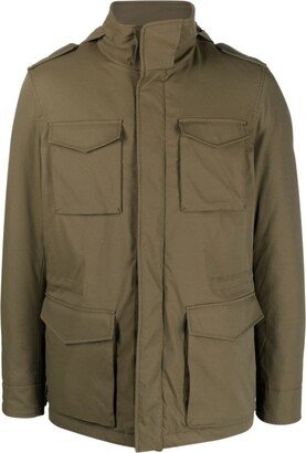 Hooded Padded Jacket-AX