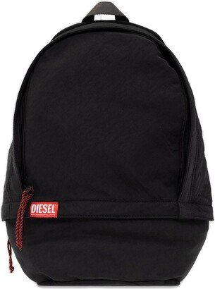 Rave Logo-Patch Zipped Backpack