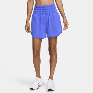 Women's One Dri-FIT Ultra High-Waisted 3 Brief-Lined Shorts in Blue