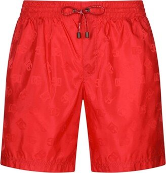 Monogram-Jacquard Swim Shorts