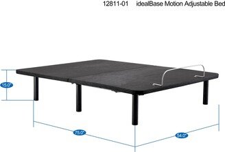 Home Imports Emporium Serenity: Deep Sleep Enabling Serenity Adjustable Bed Frame Full, Head & Foot Incline, 7 adjustable positions, Wireless Remote