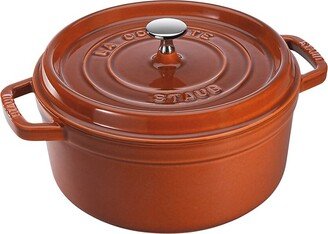 Round Enameled Cast Iron Cocotte