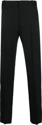 Slim-Cut Tailored Trousers-BI