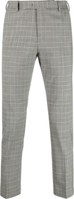 PT Torino Check-Print Skinny-Leg Trousers-AA