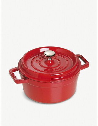 Cherry Round Cast Iron Cocotte