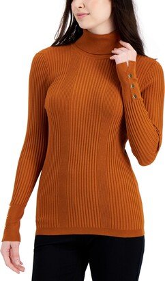 Ribbed Turtleneck Sweater, Created for Macy's