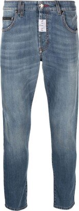 Logo-Patch Skinny Jeans-AO