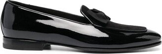 Bow-Detail Leather Loafers