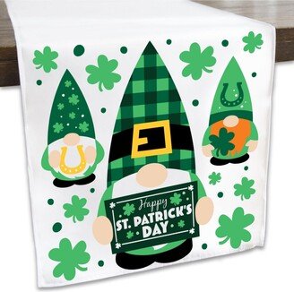 Big Dot of Happiness Irish Gnomes - St. Patrick's Day Party Dining Tabletop Decor - Cloth Table Runner - 13 x 70 inches