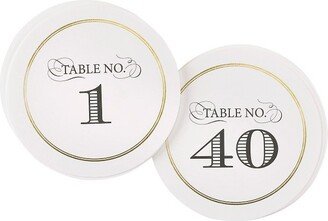 1-40 Elegance Table Numbers