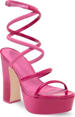 Aliza Platform Ankle Wrap Sandal