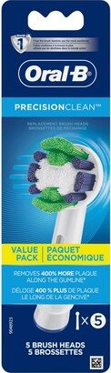 Precision Clean Replacement Electric Toothbrush Head - 5ct