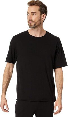 Double Layer Organic Cotton Mason Tee (Black) Men's Pajama