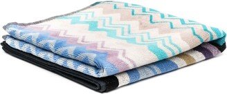 Giacomo zigzag bath towel