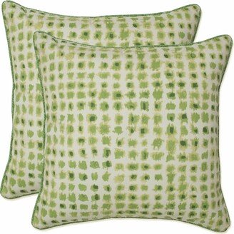 Pillow Perfect Outdoor | Indoor Alauda Grasshopper 16.5 Inch Throw Pillow 16.5 X 16.5 X 5