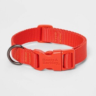 Basic Dog Adjustable Collar - Tomato Red - - Boots & Barkley™