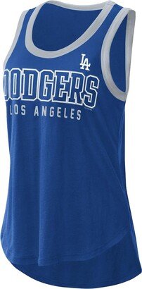 Women's G-iii 4Her by Carl Banks Royal Los Angeles Dodgers Clubhouse Tank Top