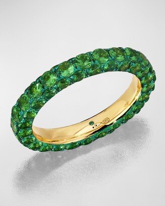 Graziela Gems 18K Yellow Gold Tsavorite 3-Sided Ring