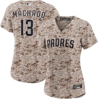 Women's Manny Machado Camo San Diego Padres Usmc Alternate Replica Player Jersey