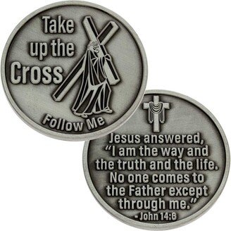 4 John 146 Bible Verse Pocket Tokens, Easter Christian Gifts