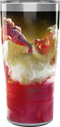 Coke Coca-Cola Santa Claus Christmas Holiday Insulated Tumbler, 20oz, Stainless Steel