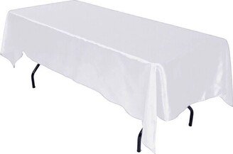 White Satin Tablecloths