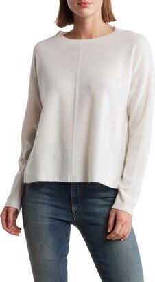 Cashmere Raglan Sleeve High/Low Sweater