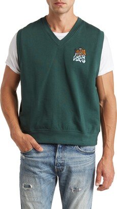 Slide Embroidered Fleece Vest