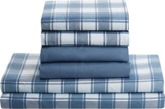 Nestl Bedding Printed Super Soft Deep Pocket Bed Twin Sheet Set, 4 Piece