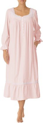 Long Sleeve Cotton Ballet Nightgown-AA