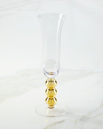 Gold Ball Champagne Flute