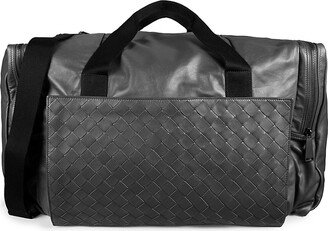 Intrecciato Leather Duffel Bag