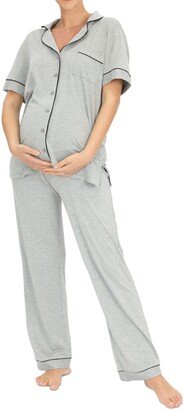 Short Sleeve Maternity Pajamas