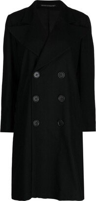 Wool Double-Breasted Coat-AA