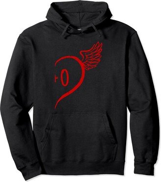 Your heart Wedding Anniversary and Valentines Day Couple Winged Heart for Him O 2023 Happy Valentines Day Pullover Hoodie