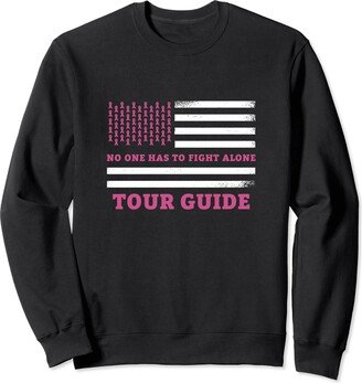 Breast Cancer Awareness Design and Gifts Breast Cancer Awareness Tour Guide Pink Ribbon Sweatshirt