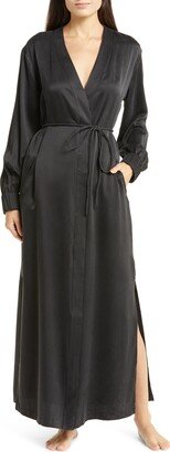 Washable Silk Long Robe