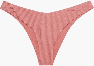 Chiara ribbed low-rise bikini briefs