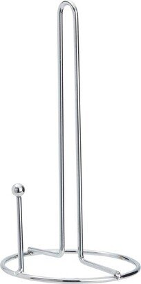 Juvale Countertop Paper Towel Holder for Kitchen Organization, Vertical Stainless Steel Holder for Home Décor, withTension Arm, Weighted Base, 6x12 in