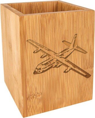 Personalized Utensil Holder With Your Choice Of Military Aircraft Design | Pilot Gift Kitchen Organizer